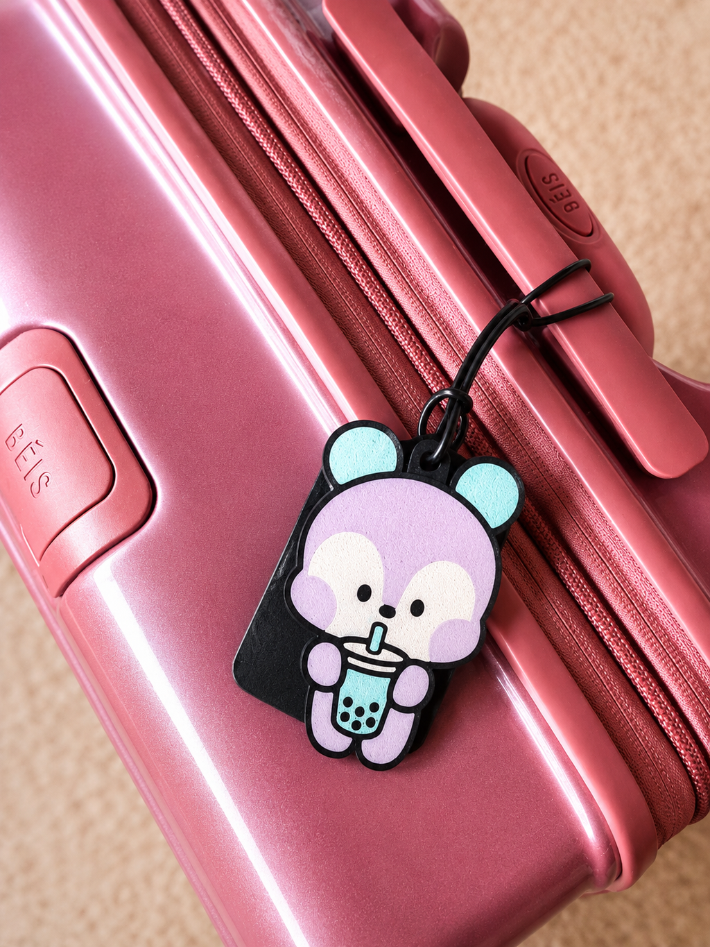 BTS BT21 Boba Inspired Luggage Tag