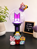 BTS BT21 Inspired Lightstick Holder