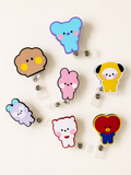 BTS BT21 Inspired Badge Reel