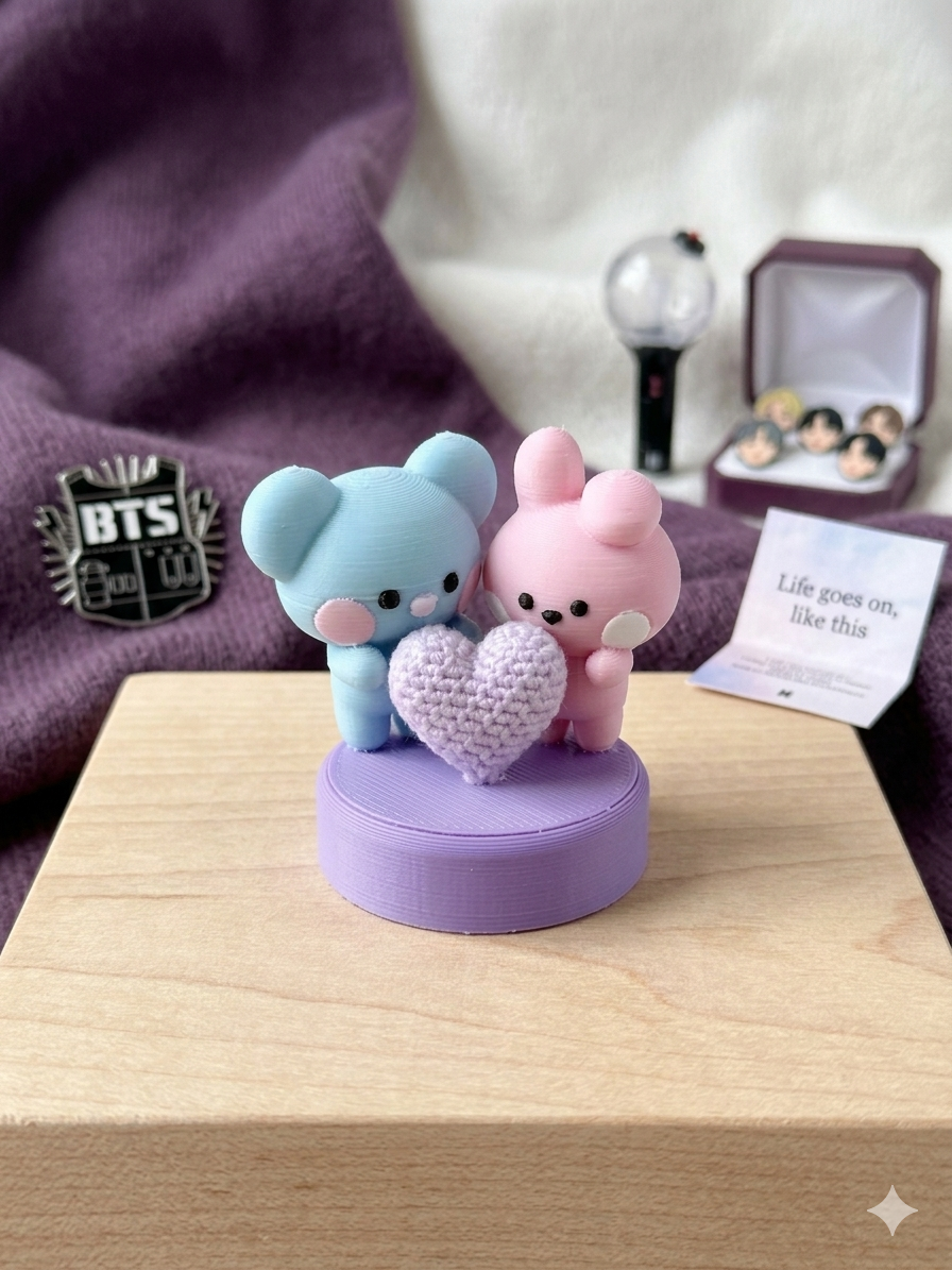 BTS BT21 Lightstick Topper V4 (2 members)