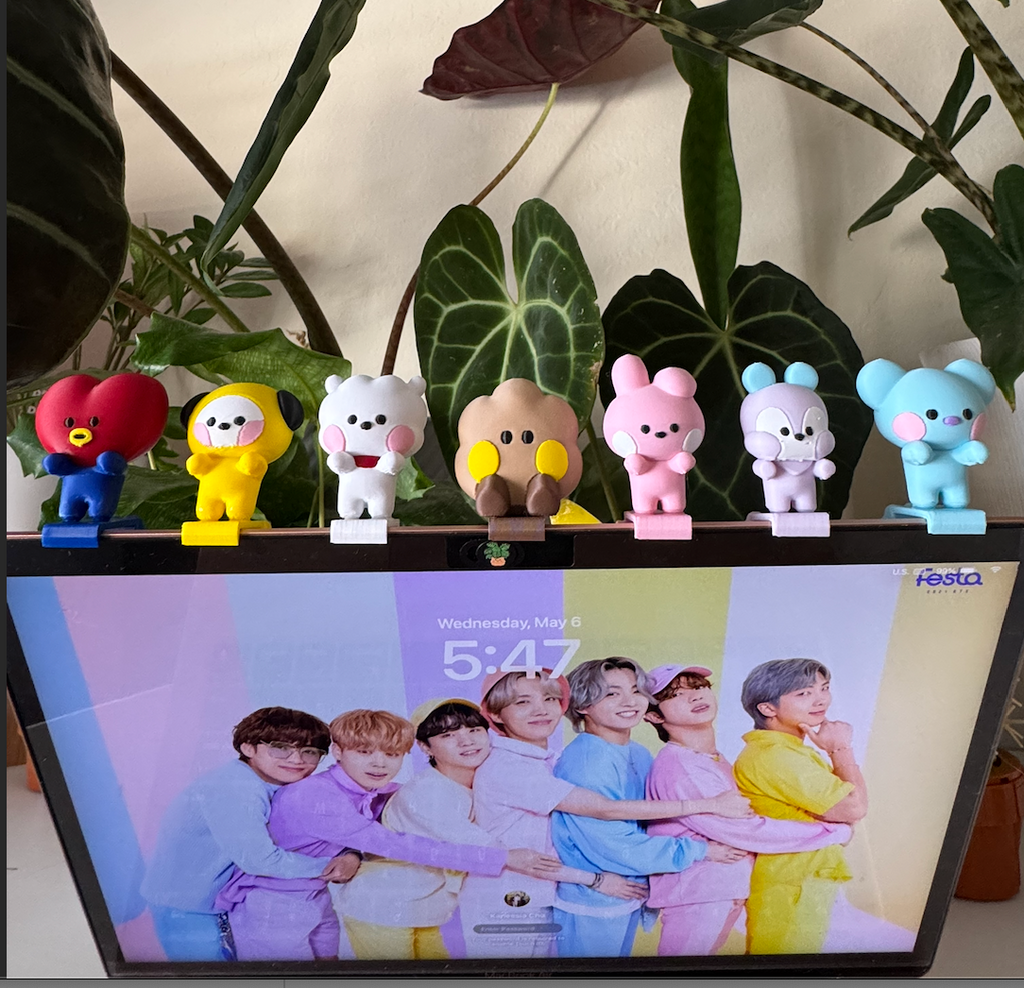 BTS BT21 Inspired Monitor Buddy